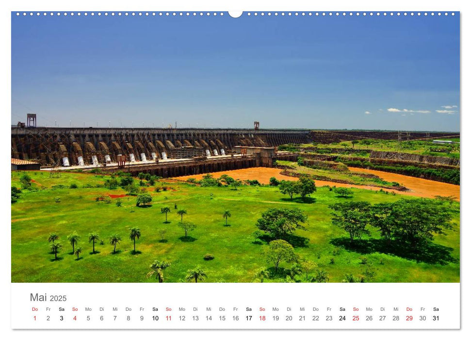 Itaipu - das Wasserkraftwerk (CALVENDO Premium Wandkalender 2025)