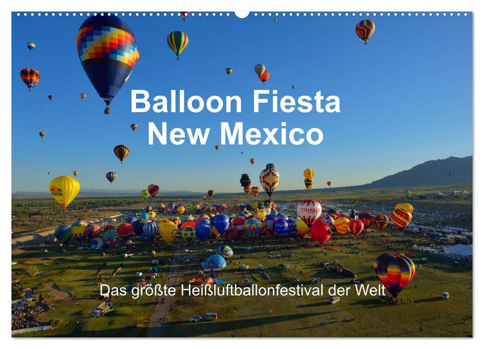 Balloon Fiesta New Mexico (CALVENDO Wandkalender 2025)