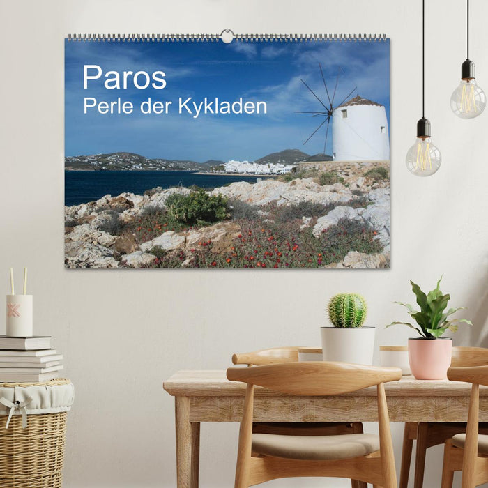 Paros, Perle der Kykladen (CALVENDO Wandkalender 2025)