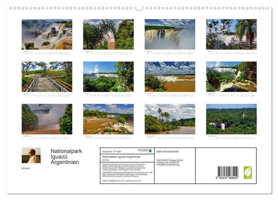 Nationalpark Iguazú Argentinien (CALVENDO Premium Wandkalender 2025)