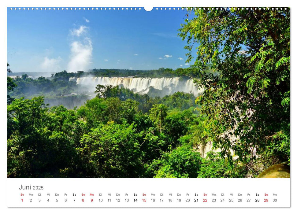 Nationalpark Iguazú Argentinien (CALVENDO Premium Wandkalender 2025)