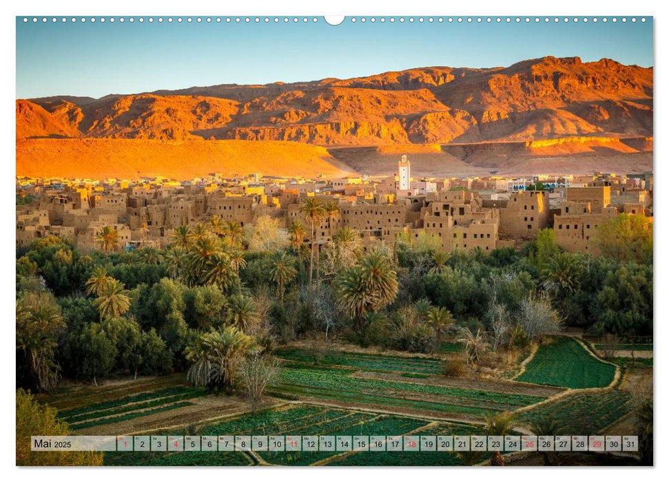 Marokko: Marrakesch, Atlas, Sahara, Fès (CALVENDO Premium Wandkalender 2025)