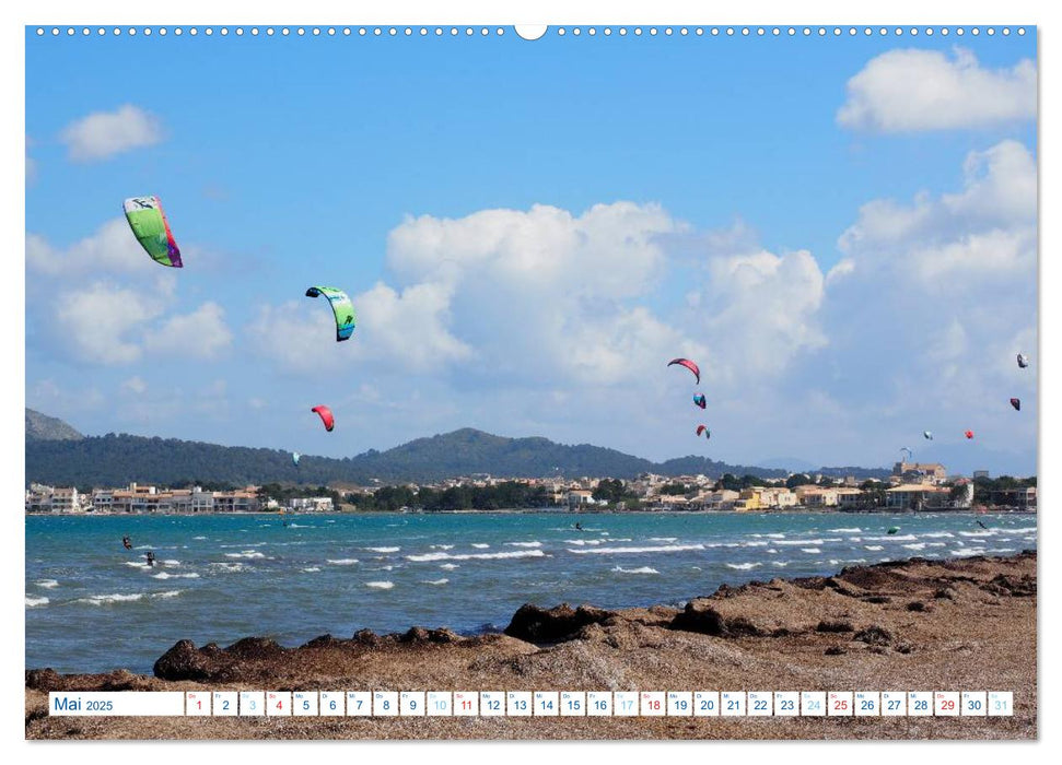 Kitesurfen - Wind und Wellen (CALVENDO Premium Wandkalender 2025)