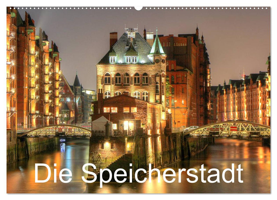 Die Speicherstadt (CALVENDO Wandkalender 2025)