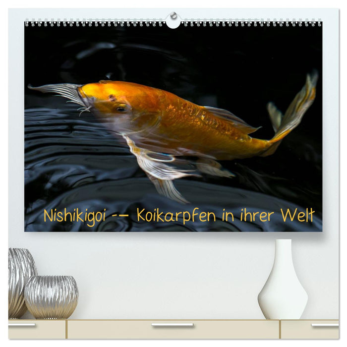 Nishikigoi – Koikarpfen in ihrer Welt (CALVENDO Premium Wandkalender 2025)
