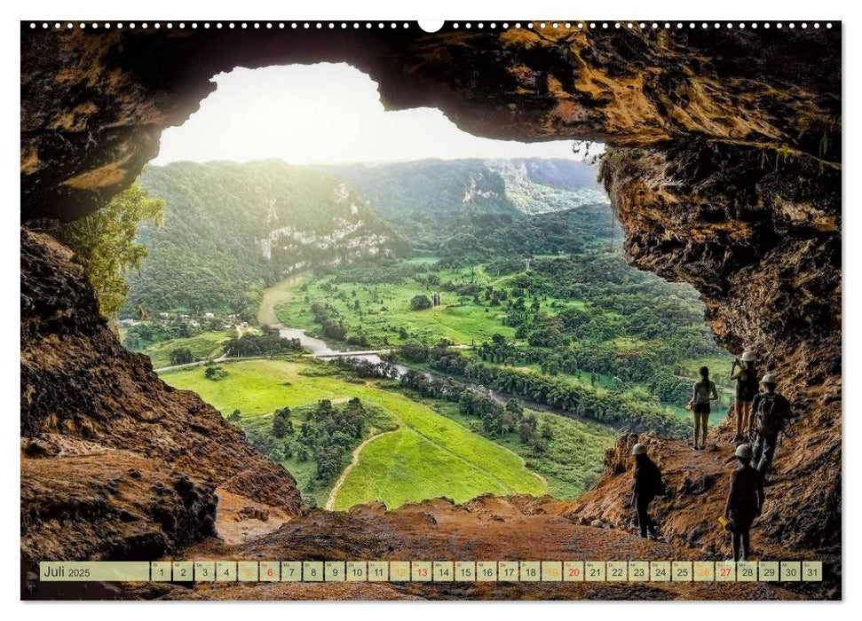 Die großen Antillen - Puerto Rico (CALVENDO Premium Wandkalender 2025)