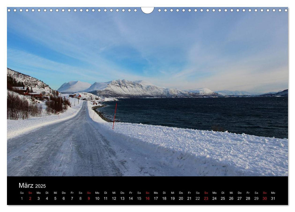 Wintertraum Nordnorwegen (CALVENDO Wandkalender 2025)