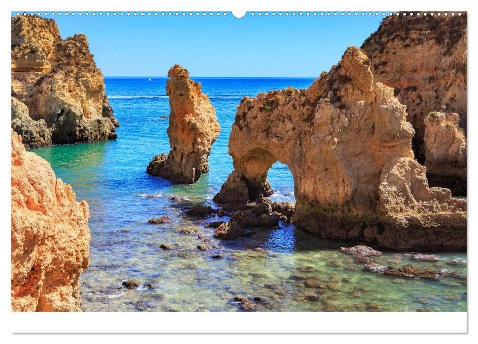 Algarve - Portugals goldene Küste (CALVENDO Premium Wandkalender 2025)