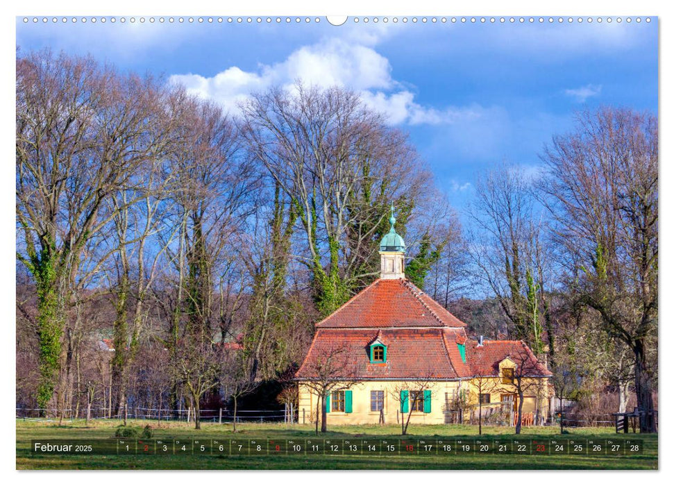 Moritzburg mit Schlossansichten (CALVENDO Premium Wandkalender 2025)