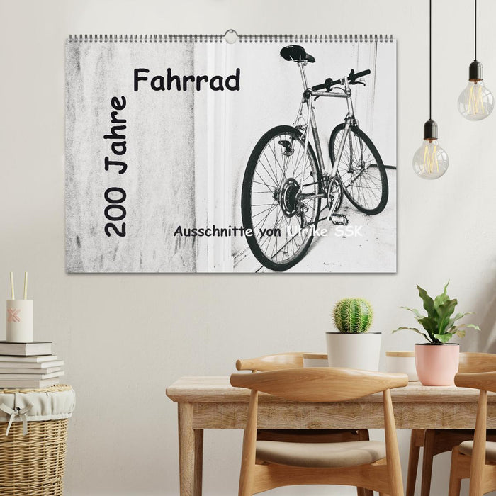 200 Jahre Fahrrad - Ausschnitte von Ulrike SSK (CALVENDO Wandkalender 2025)