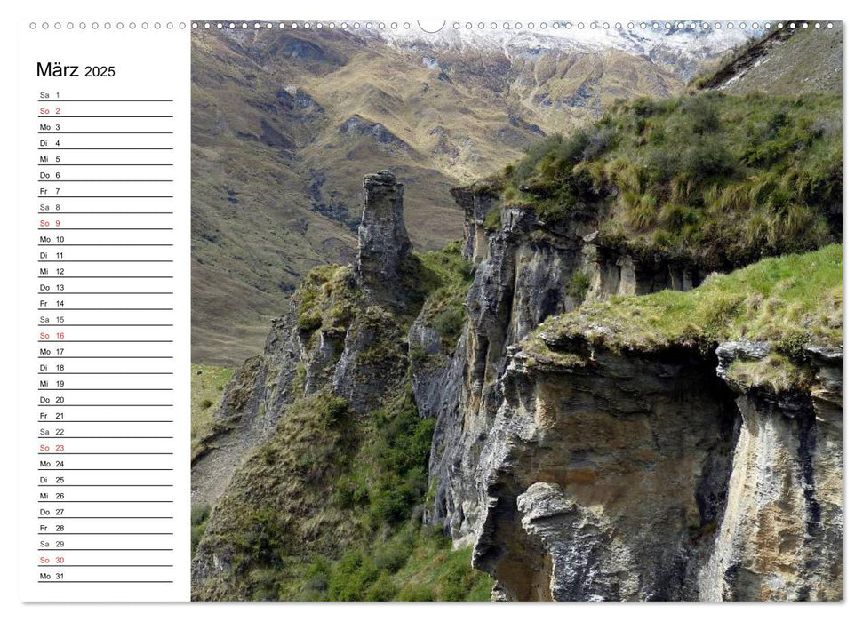 Neuseeland. Traumhafte Naturlandschaften (CALVENDO Premium Wandkalender 2025)