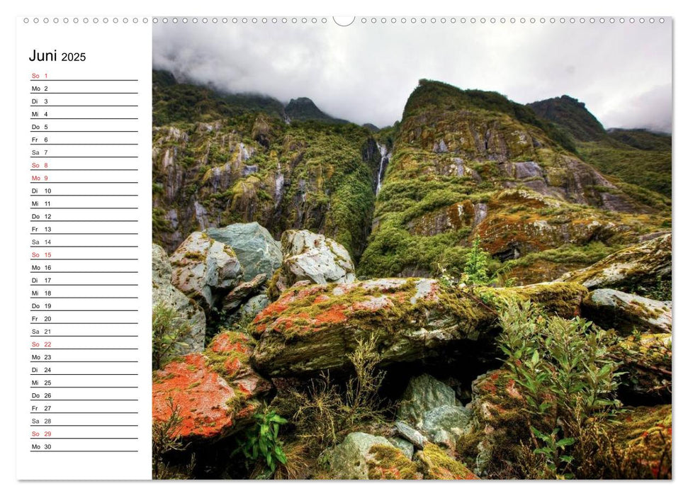 Neuseeland. Traumhafte Naturlandschaften (CALVENDO Premium Wandkalender 2025)