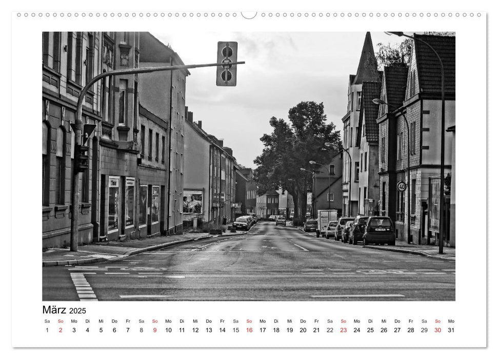 Bochum Black and White (CALVENDO Premium Wandkalender 2025)