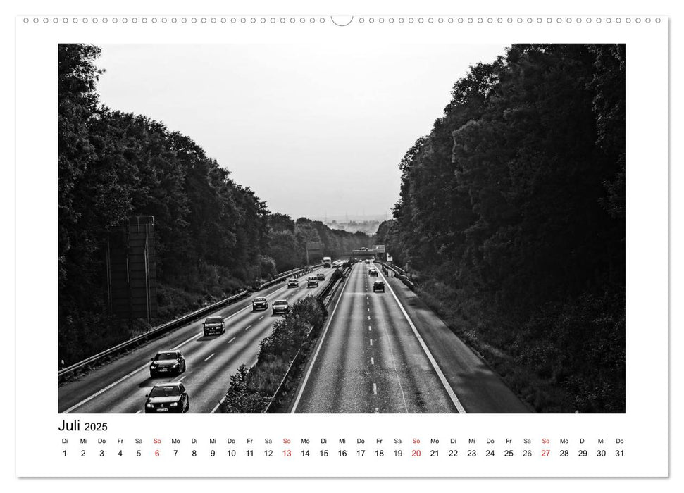 Bochum Black and White (CALVENDO Premium Wandkalender 2025)