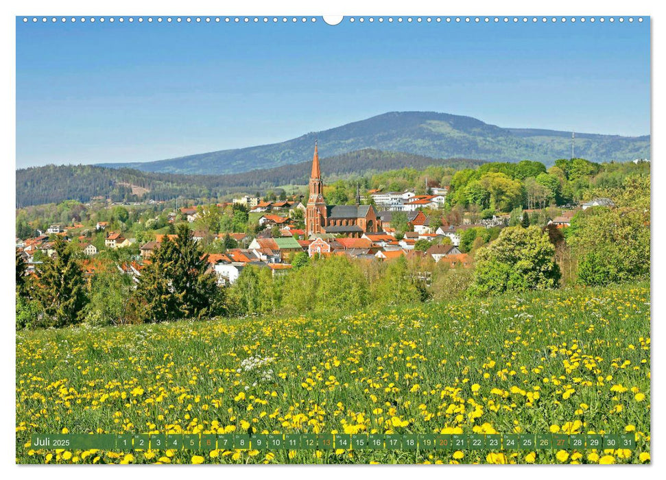 Arber, Rachel und Lusen: Der Hintere Bayerische Wald (CALVENDO Premium Wandkalender 2025)