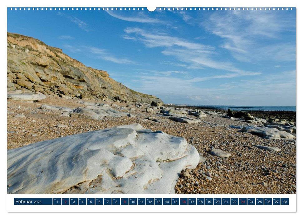 Normandie - raue Küsten, sanfte Hügel (CALVENDO Wandkalender 2025)