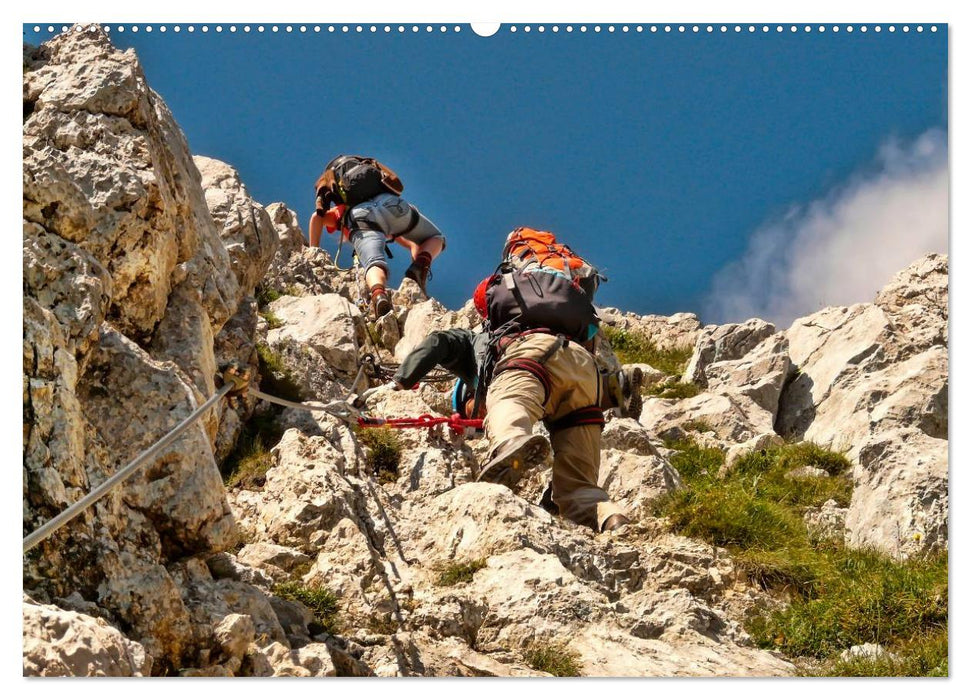 Bergsteigen und Klettern (CALVENDO Wandkalender 2025)