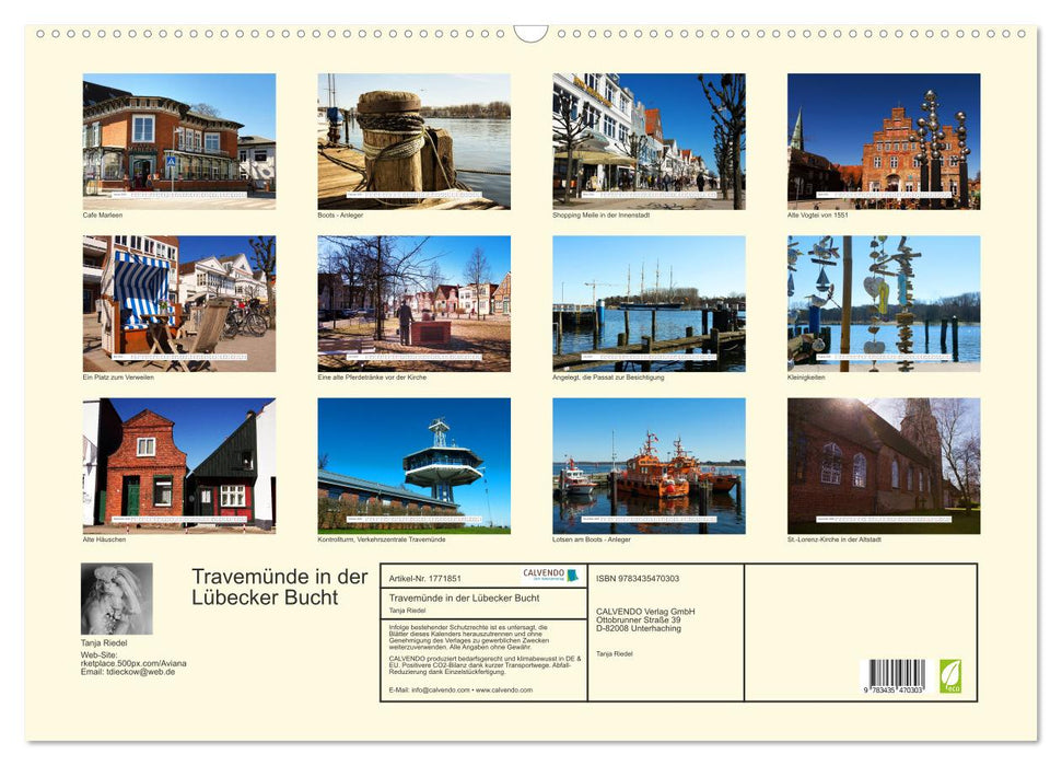 Travemünde in der Lübecker Bucht (CALVENDO Wandkalender 2025)