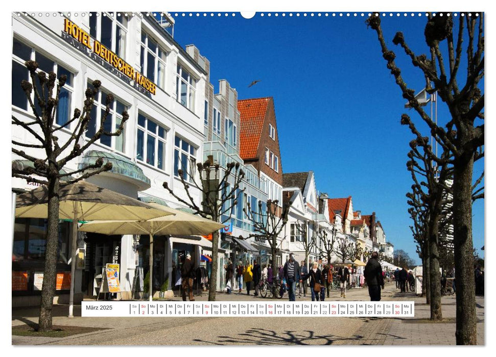 Travemünde in der Lübecker Bucht (CALVENDO Wandkalender 2025)