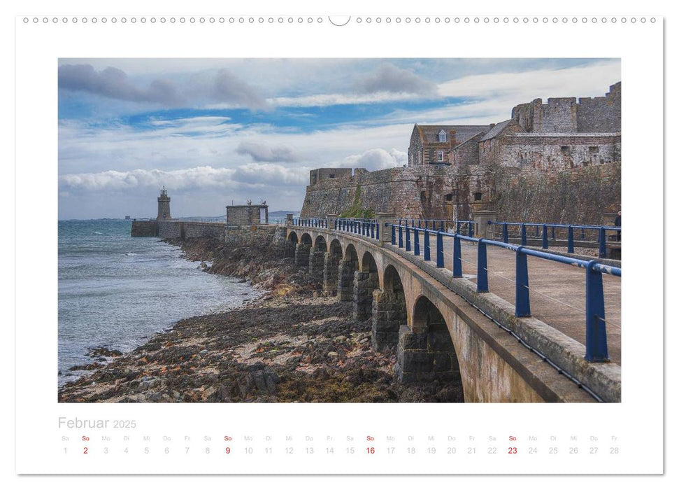 GUERNSEY und JERSEY - Britische Inseln im Ärmelkanal (CALVENDO Premium Wandkalender 2025)