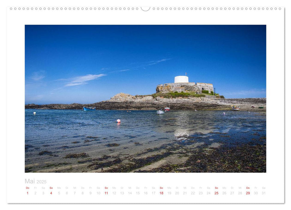 GUERNSEY und JERSEY - Britische Inseln im Ärmelkanal (CALVENDO Premium Wandkalender 2025)