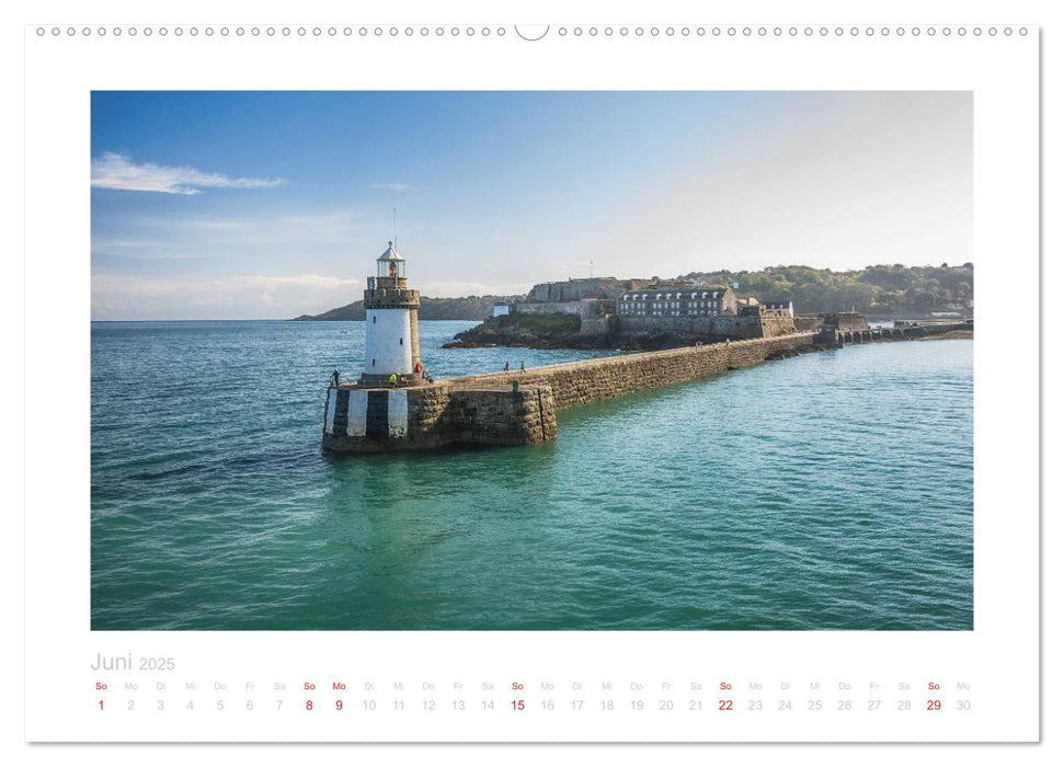 GUERNSEY und JERSEY - Britische Inseln im Ärmelkanal (CALVENDO Premium Wandkalender 2025)