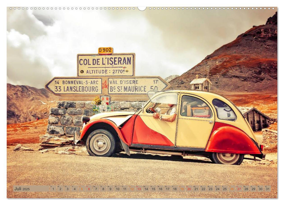 Die Legende - die Ente, Citroën 2CV (CALVENDO Premium Wandkalender 2025)