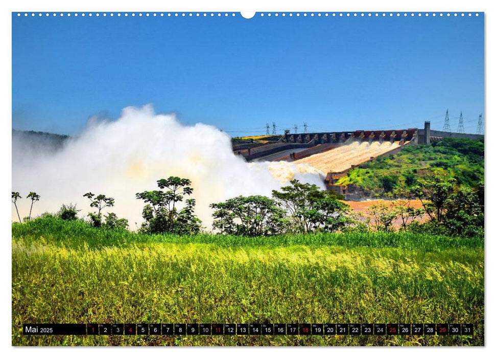 Brasilien - das größte Land Südamerikas (CALVENDO Wandkalender 2025)