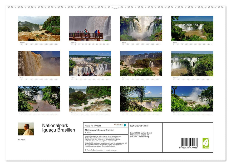 Nationalpark Iguaçu Brasilien (CALVENDO Premium Wandkalender 2025)