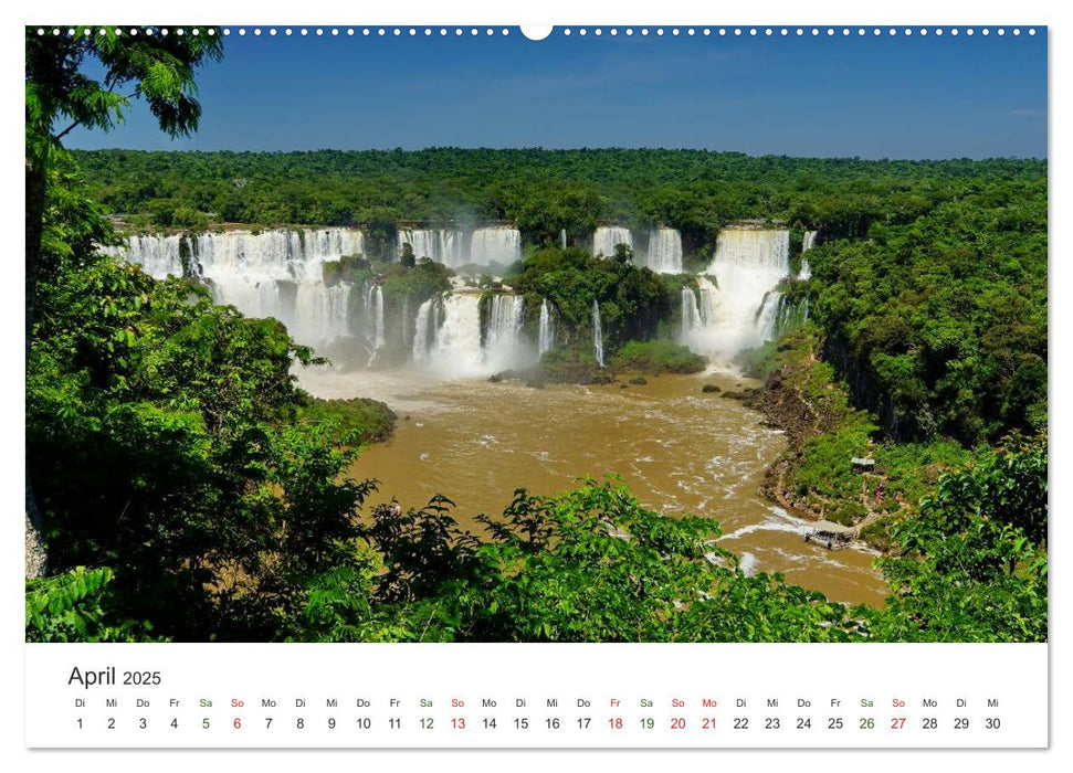 Nationalpark Iguaçu Brasilien (CALVENDO Premium Wandkalender 2025)