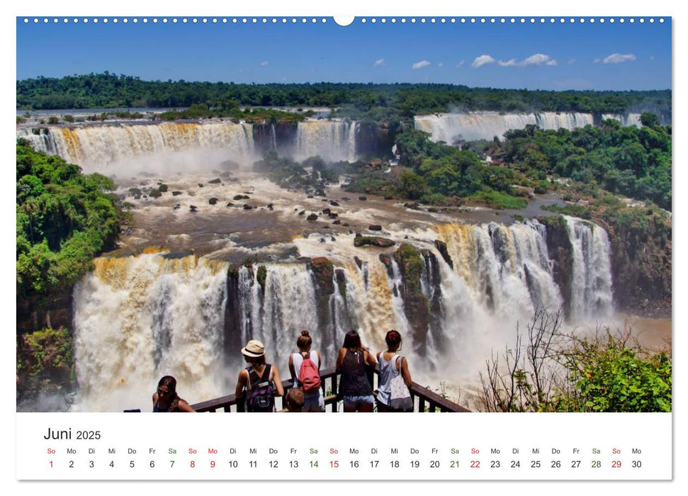 Nationalpark Iguaçu Brasilien (CALVENDO Premium Wandkalender 2025)