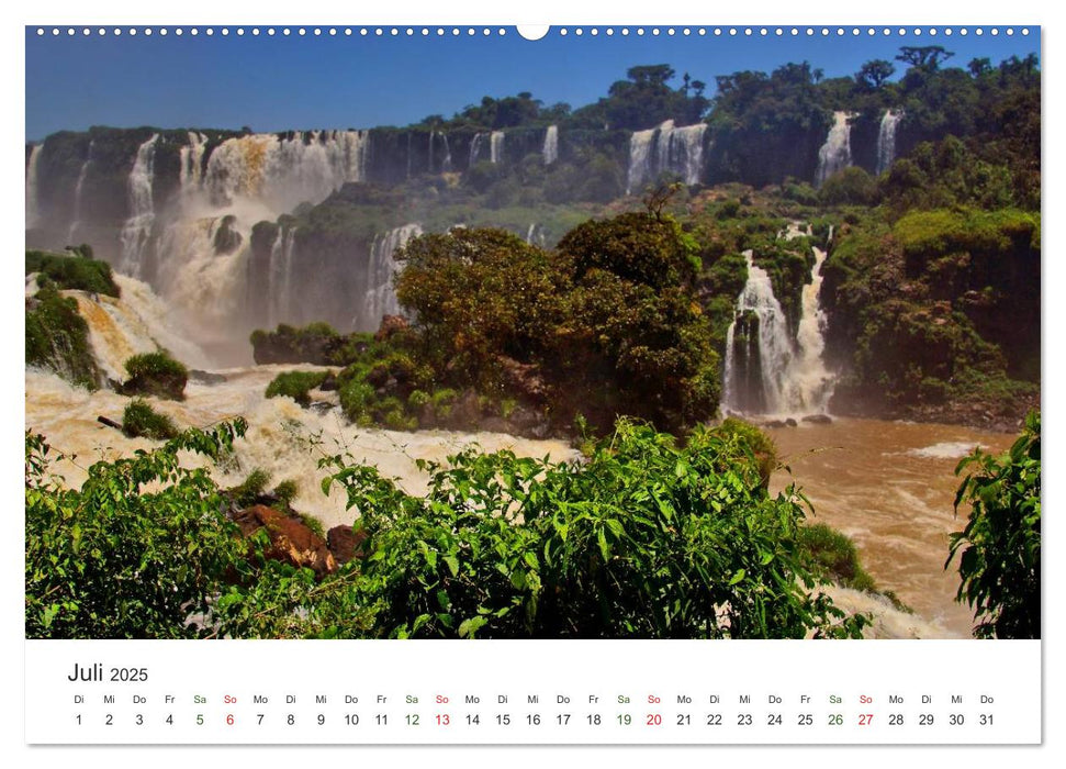 Nationalpark Iguaçu Brasilien (CALVENDO Premium Wandkalender 2025)