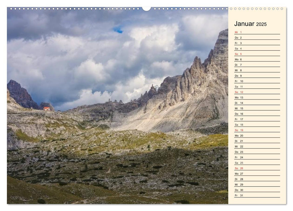 Sextner Dolomiten (CALVENDO Premium Wandkalender 2025)