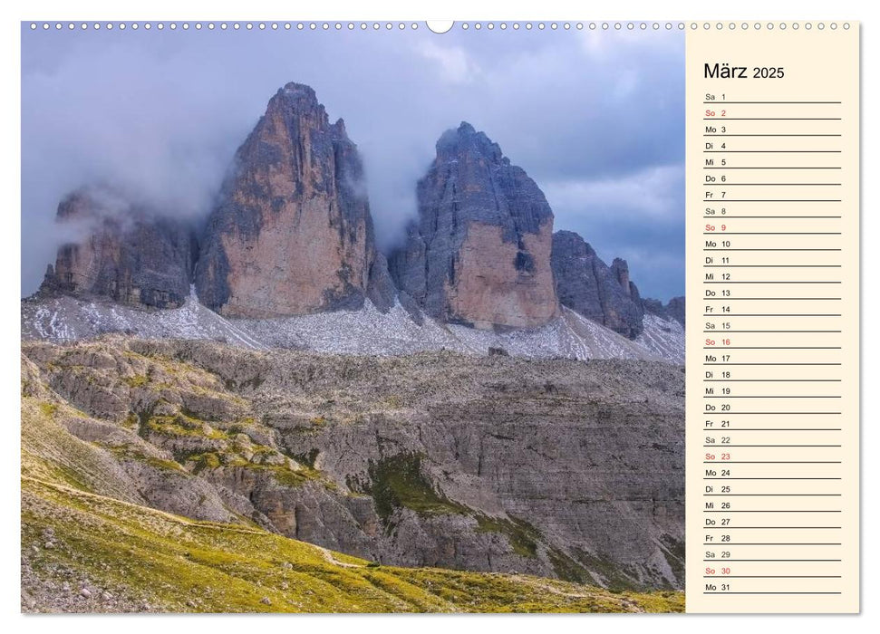 Sextner Dolomiten (CALVENDO Premium Wandkalender 2025)