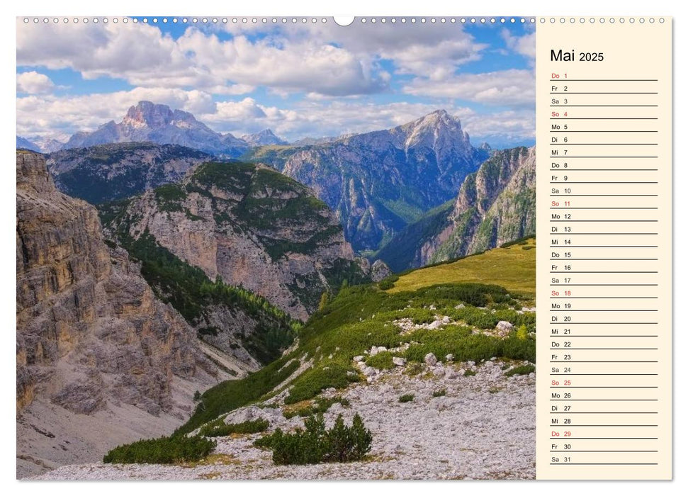 Sextner Dolomiten (CALVENDO Premium Wandkalender 2025)