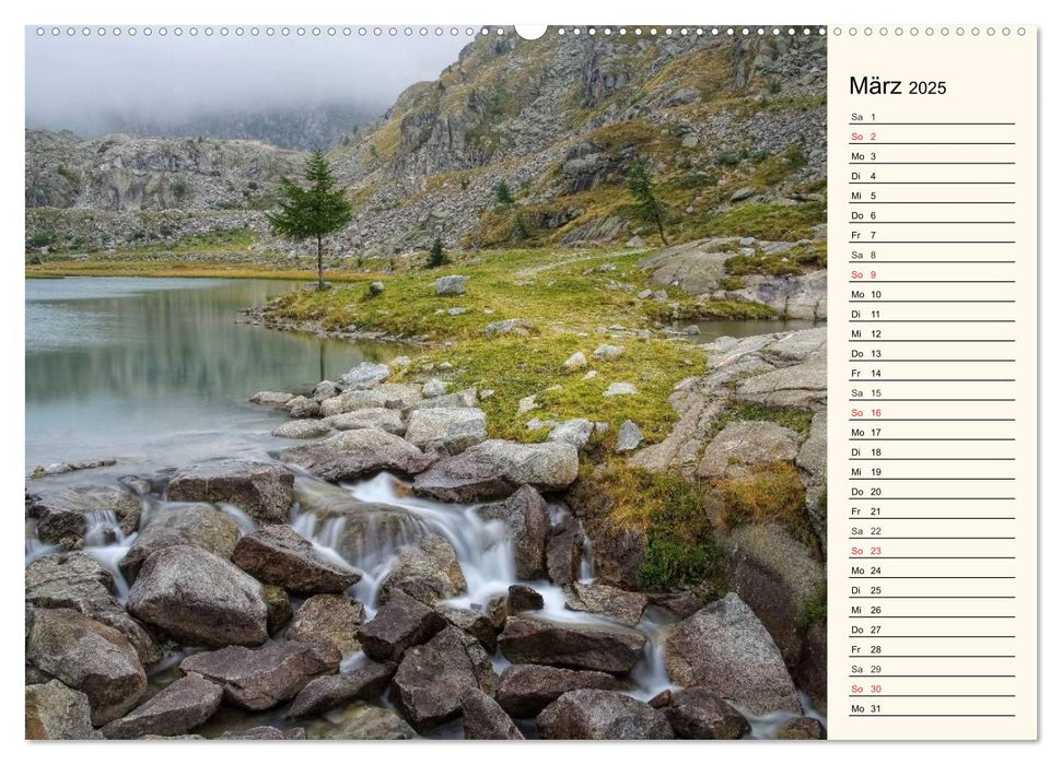 Trentino - Von den Dolomiten bis zum Gardasee (CALVENDO Premium Wandkalender 2025)