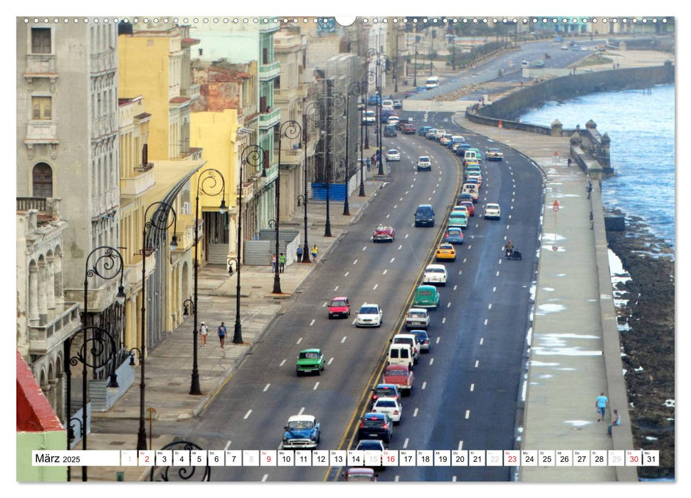 Mythos Malecón - Havannas berühmte Uferstraße (CALVENDO Premium Wandkalender 2025)