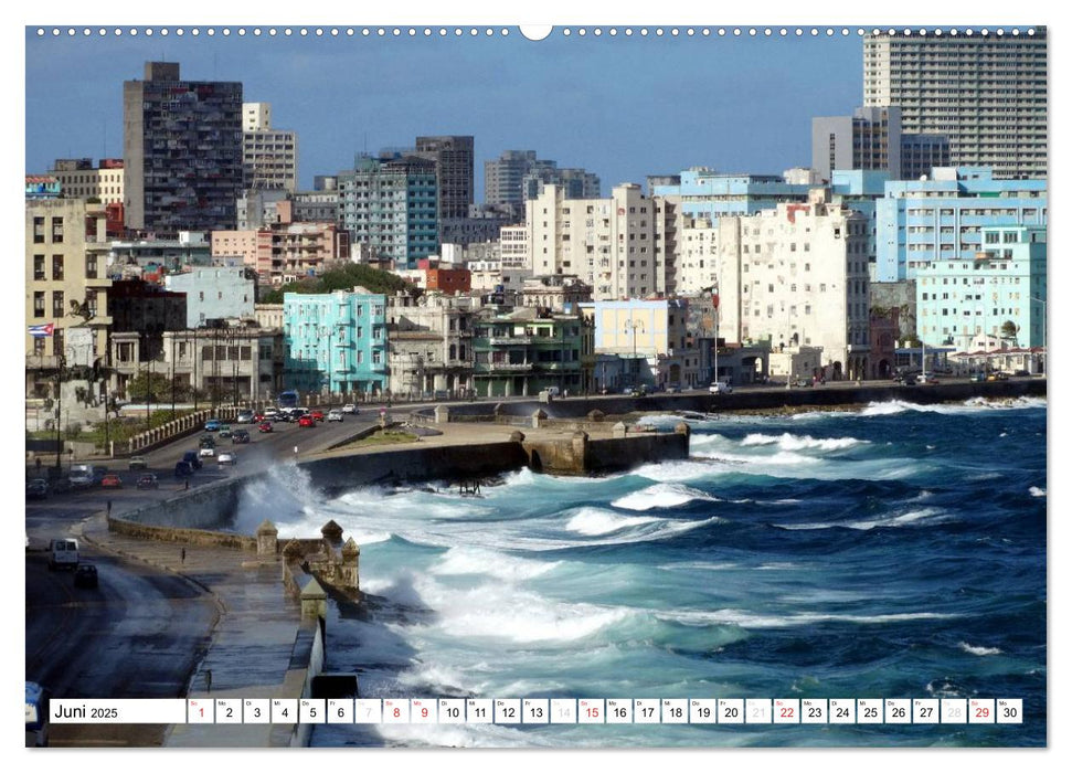 Mythos Malecón - Havannas berühmte Uferstraße (CALVENDO Premium Wandkalender 2025)