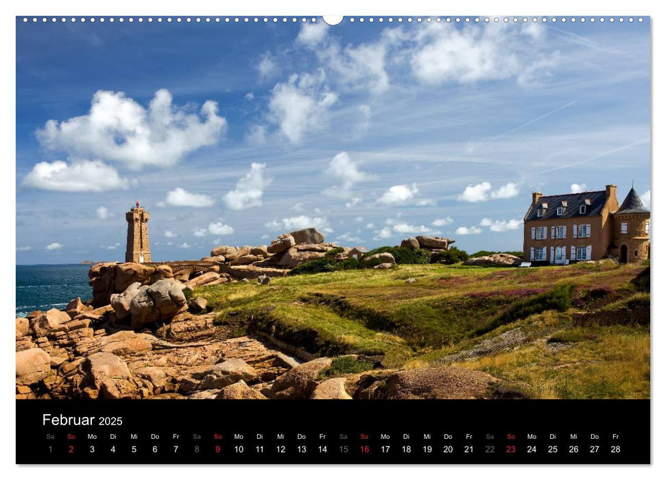 Bretagne - Fotoreise von der Cote de Granit Rose zur Ile de Brehat (CALVENDO Premium Wandkalender 2025)