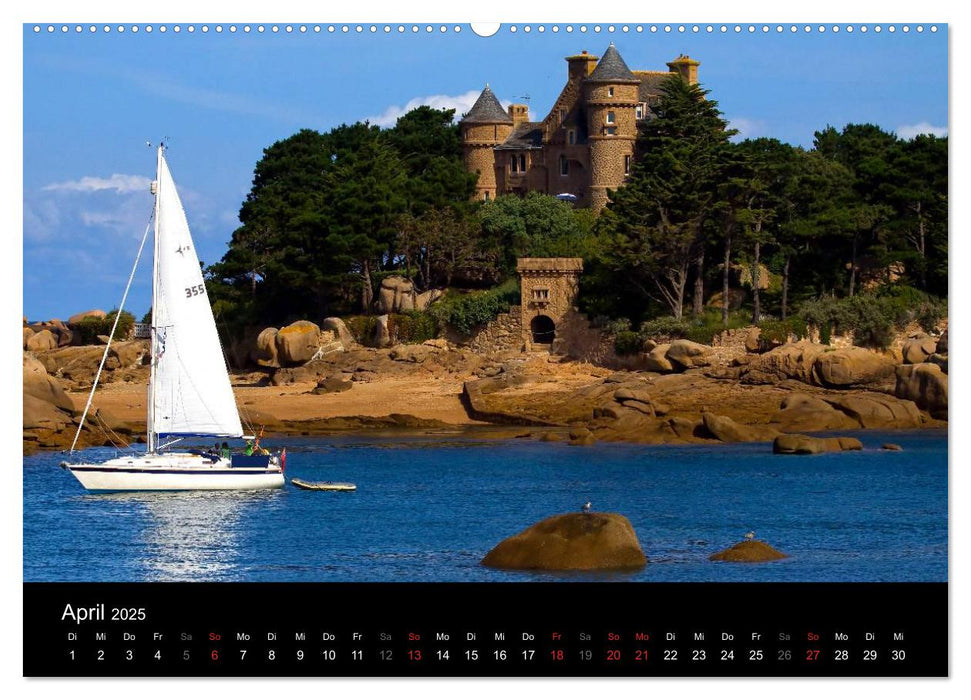 Bretagne - Fotoreise von der Cote de Granit Rose zur Ile de Brehat (CALVENDO Premium Wandkalender 2025)