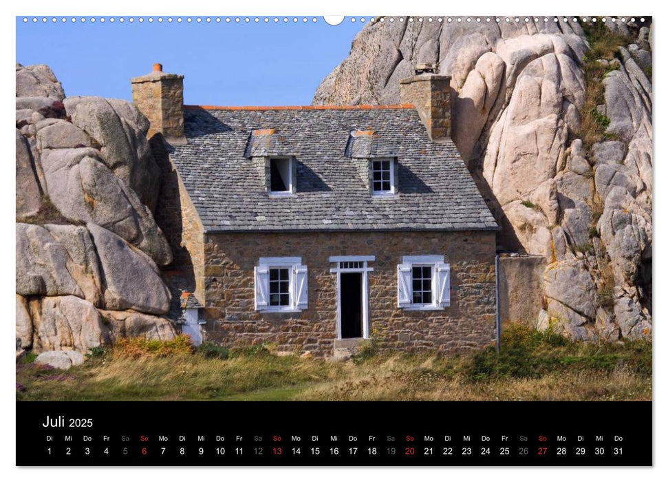 Bretagne - Fotoreise von der Cote de Granit Rose zur Ile de Brehat (CALVENDO Premium Wandkalender 2025)