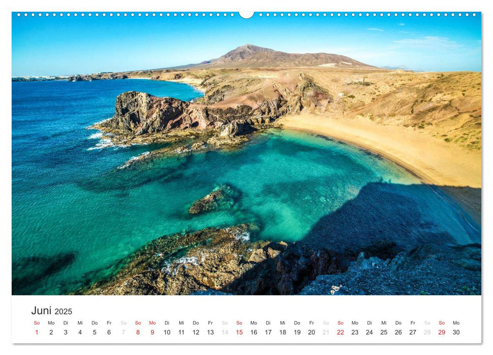 Lanzarote - Insel aus Feuer (CALVENDO Premium Wandkalender 2025)