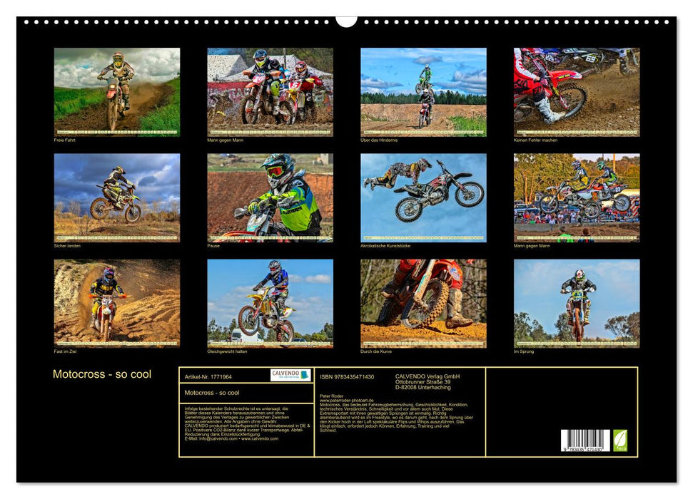 Motocross - so cool (CALVENDO Wandkalender 2025)