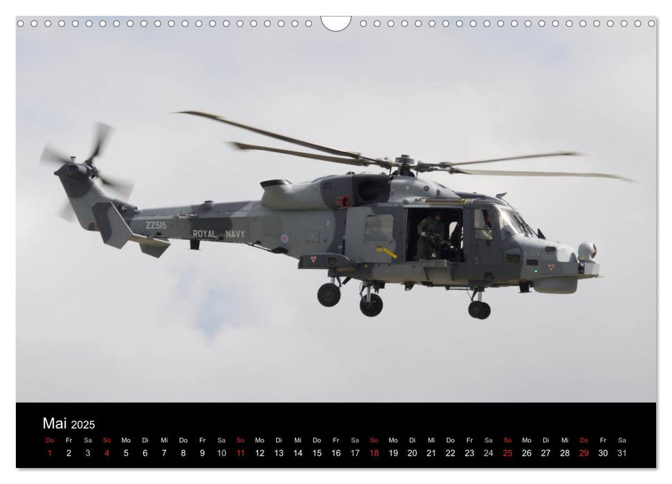 Militärhubschrauber (CALVENDO Wandkalender 2025)