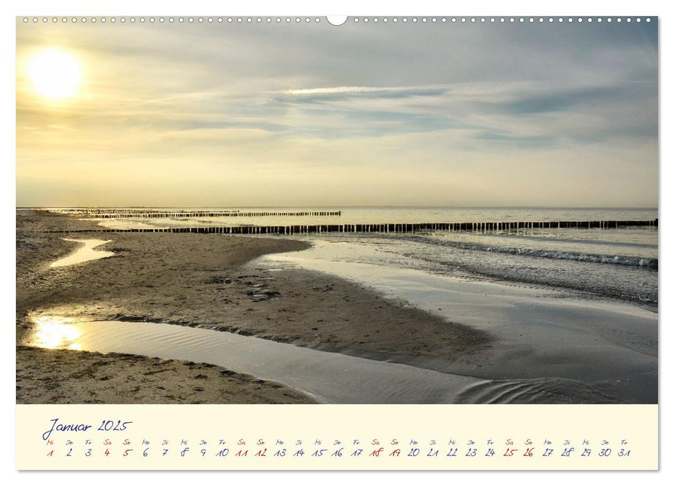 OSTSEEGLÜCK - Glücksmomente auf dem Darß (CALVENDO Wandkalender 2025)