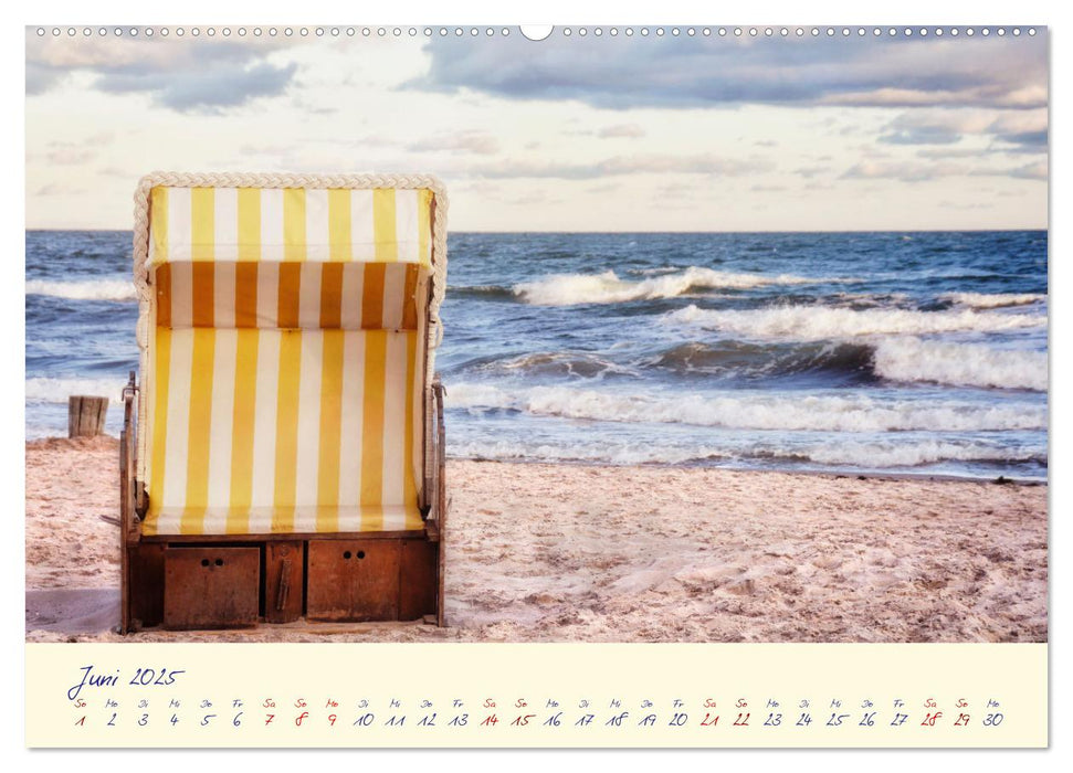 OSTSEEGLÜCK - Glücksmomente auf dem Darß (CALVENDO Wandkalender 2025)