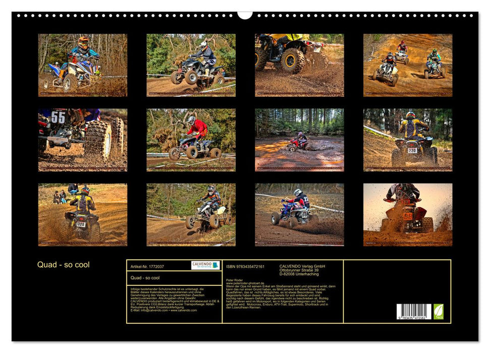 Quad - so cool (CALVENDO Wandkalender 2025)