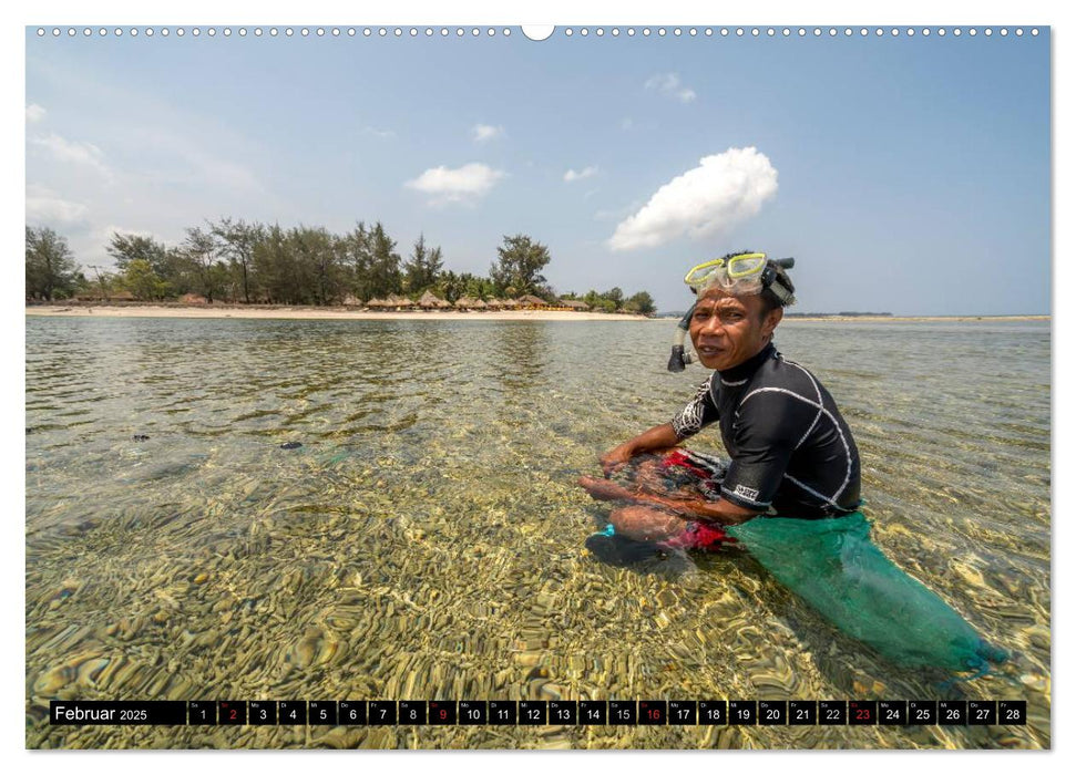 Indonesien: Gili Inseln (CALVENDO Premium Wandkalender 2025)