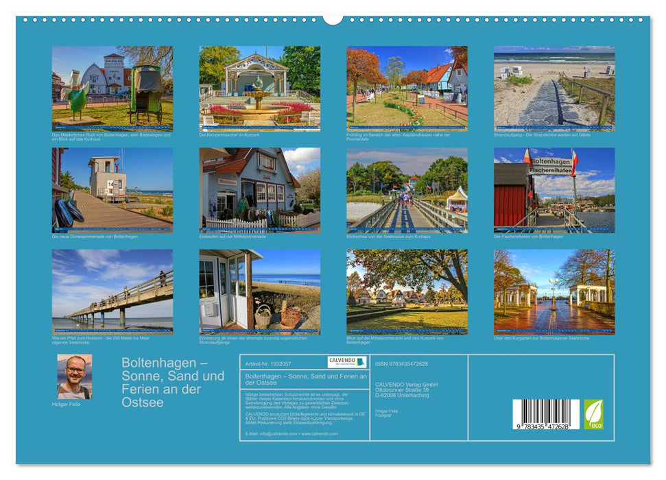 Boltenhagen – Sonne, Sand und Ferien an der Ostsee (CALVENDO Premium Wandkalender 2025)