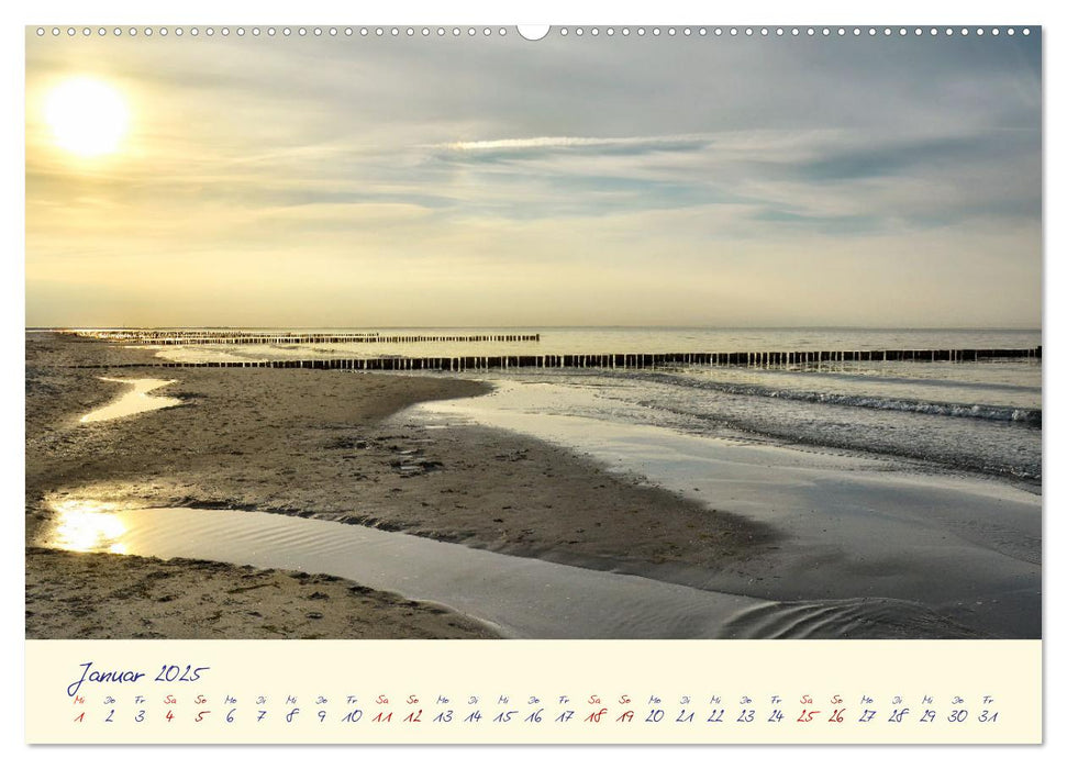 OSTSEEGLÜCK - Glücksmomente auf dem Darß (CALVENDO Premium Wandkalender 2025)